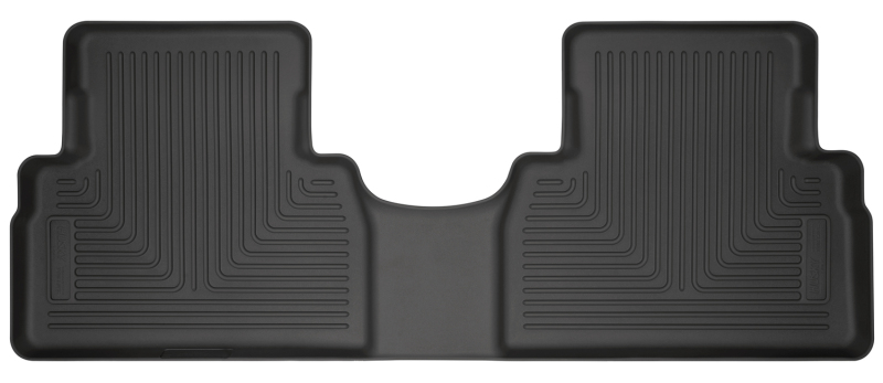 Hyundai Santa Fe Floor Mats - Rear - Husky Liners - WeatherBeater - Black - `19-`27